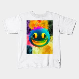 Neon Smiler Kids T-Shirt